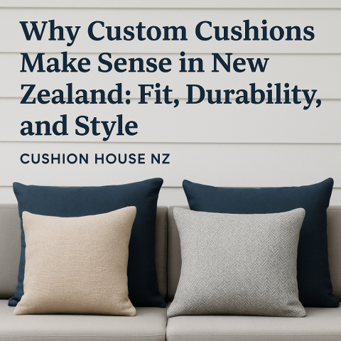 Why Custom Cushions Make Sense in New Zealand: Fit, Durability, and Style