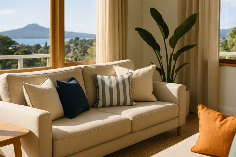 Auckland Homes Love Custom Cushions: How to Style for Coastal, City & Suburban Living